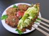 Zucchini pancakes with low calorie content